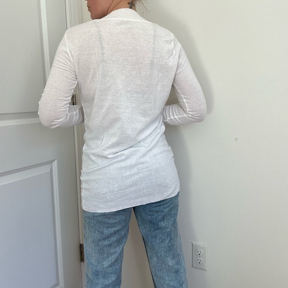 Cotton Blend Fine Knit Tunic Sweater - Picture 5 of 8